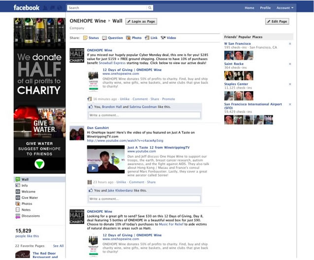facebook new page design